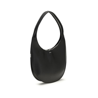 Bolso de Hombro Coperni de Piel de Becerro Negra Bos Taurus