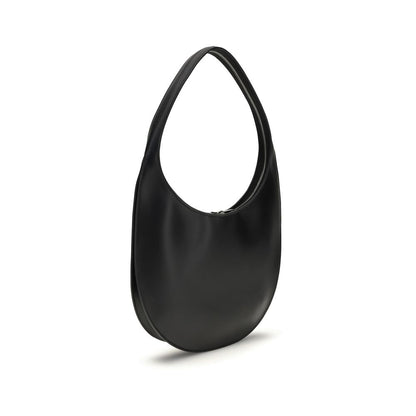 Bolso de Hombro Coperni de Piel de Becerro Negra Bos Taurus