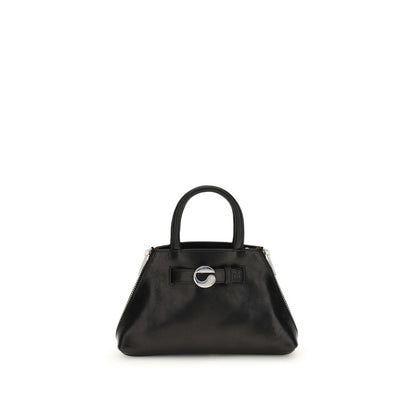 Bolso de hombro Coperni de piel de becerro negra Bos Taurus