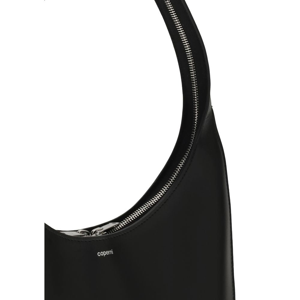 Bolso de Hombro Coperni de Piel de Becerro Negra Bos Taurus