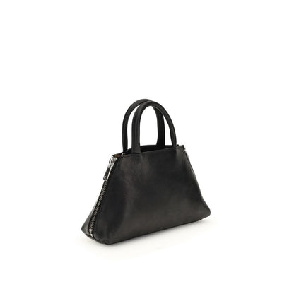 Bolso de hombro Coperni de piel de becerro negra Bos Taurus