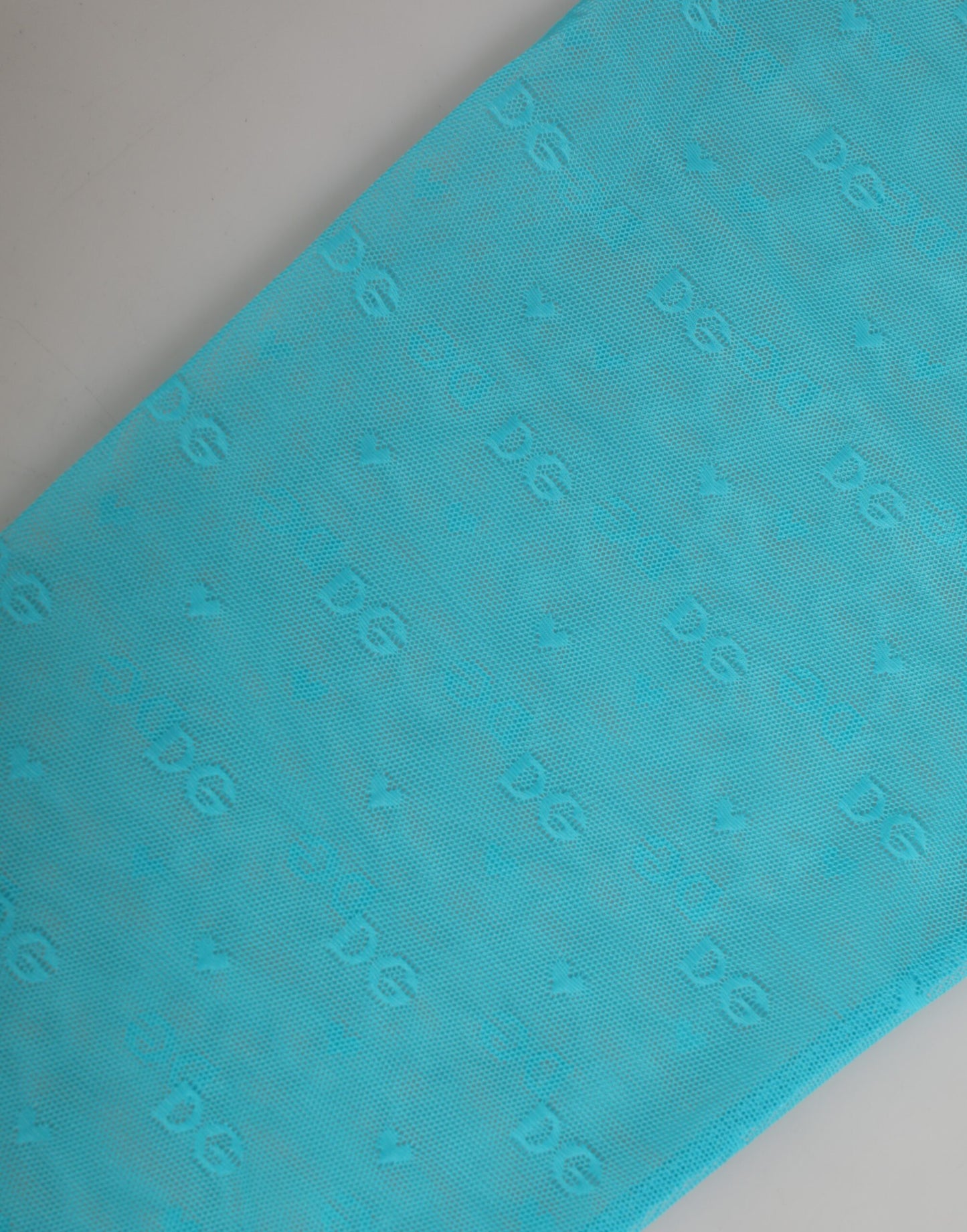 Ropa interior de tiro alto tipo pantalón midi de encaje con logotipo Light Blue de Dolce & Gabbana