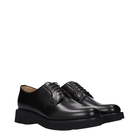 Zapatos Oxford y Derby de cuero negro Church's