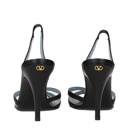 Zapatos de tacón alto Valentino Garavani de cuero negro