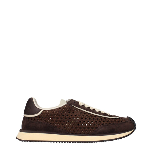 Zapatillas bajas Dolce & Gabbana de tela marrón