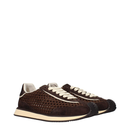 Zapatillas bajas Dolce & Gabbana de tela marrón