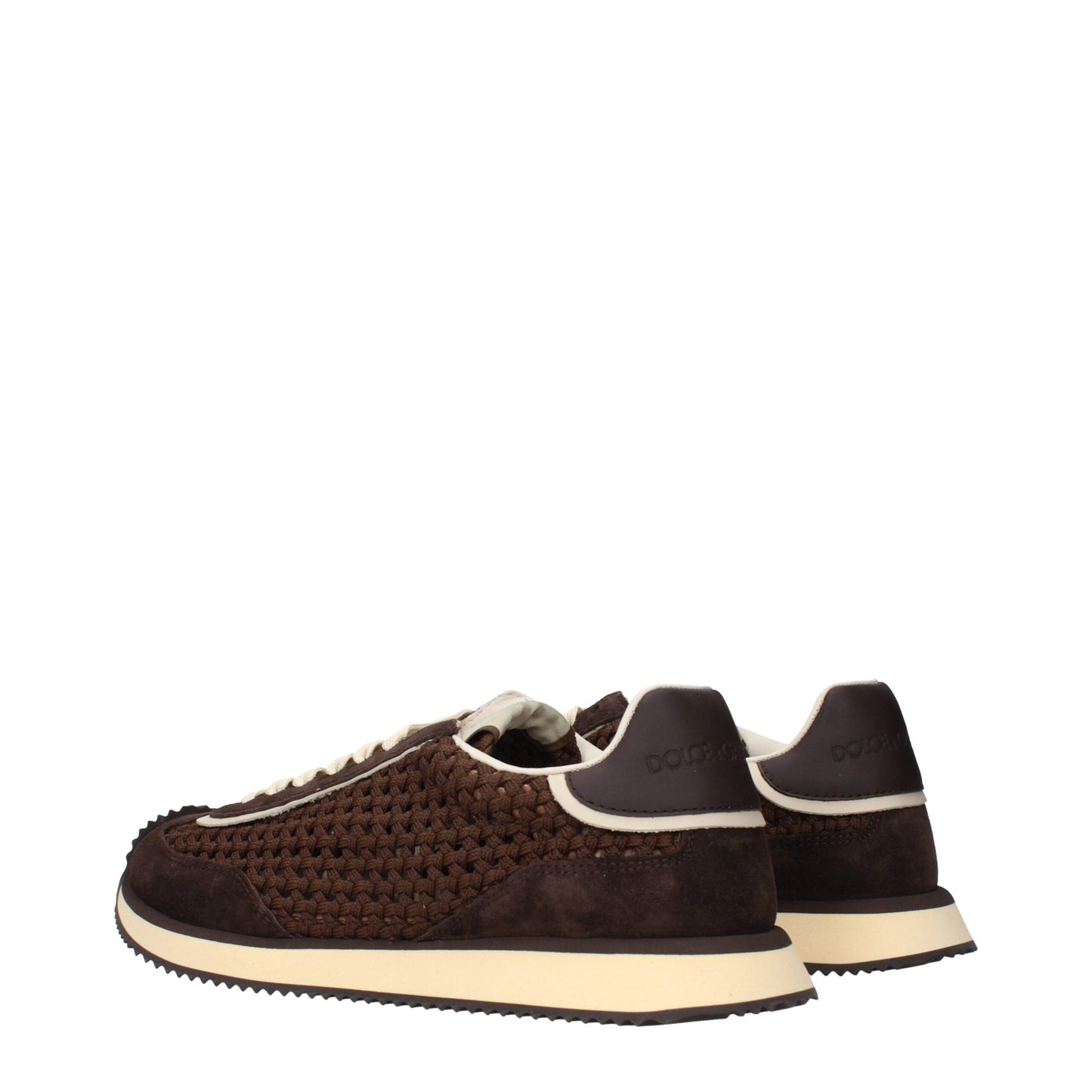 Zapatillas bajas Dolce & Gabbana de tela marrón
