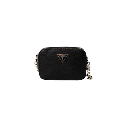 Bolso de mano de polietileno negro Guess