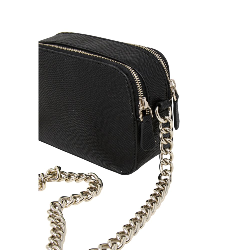 Bolso de mano de polietileno negro Guess