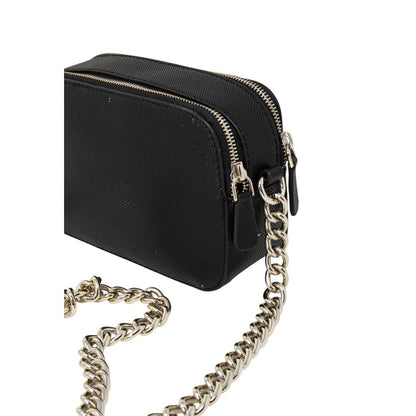 Bolso de mano de polietileno negro Guess