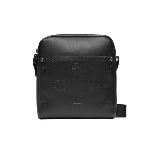 Bolso bandolera Calvin Klein Jeans de polietileno negro