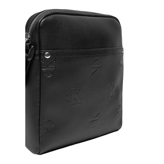 Bolso bandolera Calvin Klein Jeans de polietileno negro