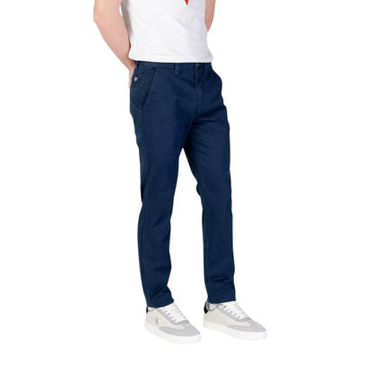 Tommy Hilfiger Jeans Pantalones Pitillo Azules de Algodón