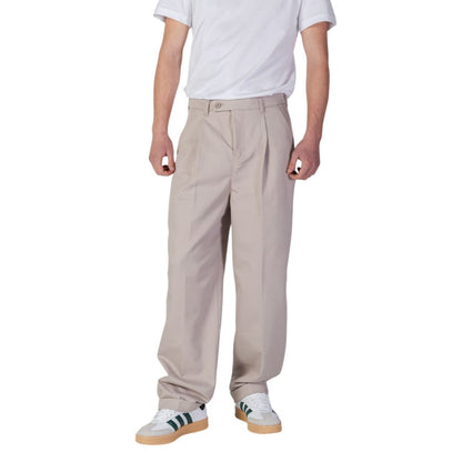 Pantalones casuales Calvin Klein Jeans de poliéster reciclado beige