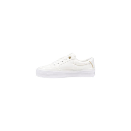 Zapatillas Bajas Tommy Hilfiger de Algodón Reciclado Color Crema