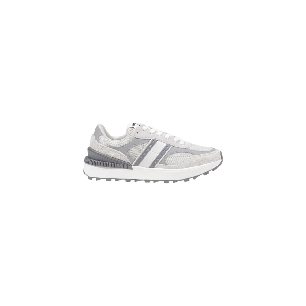 Zapatillas deportivas Tommy Hilfiger Jeans de piel de ante gris