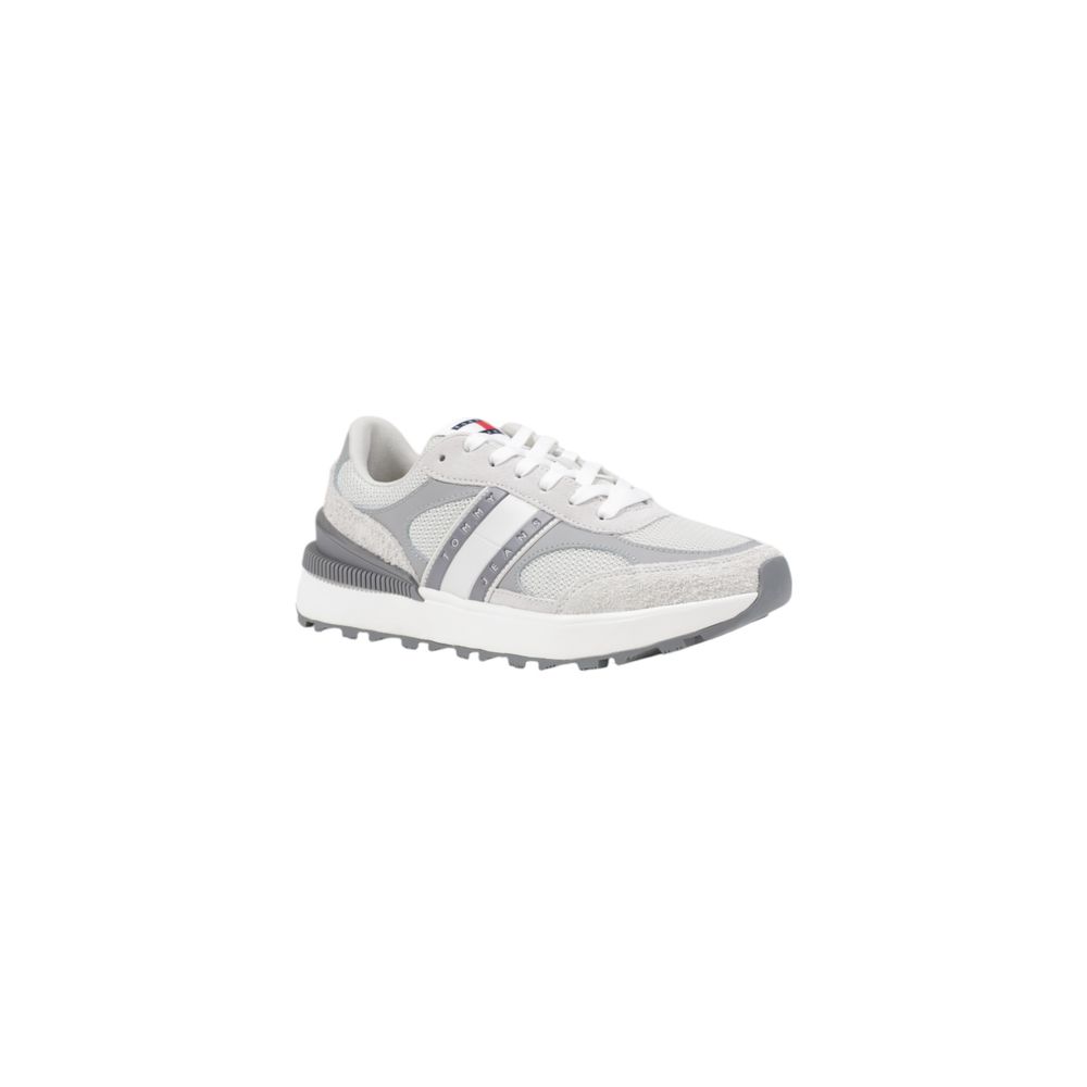 Zapatillas deportivas Tommy Hilfiger Jeans de piel de ante gris