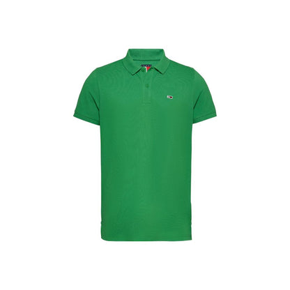 Polo de algodón bicolor Tommy Hilfiger Jeans