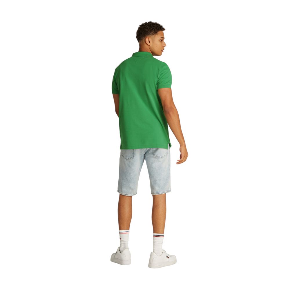 Polo de algodón bicolor Tommy Hilfiger Jeans