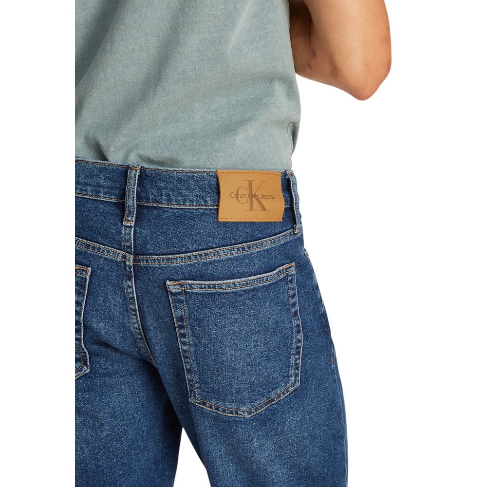 Calvin Klein Jeans Bermuda de algodón azul