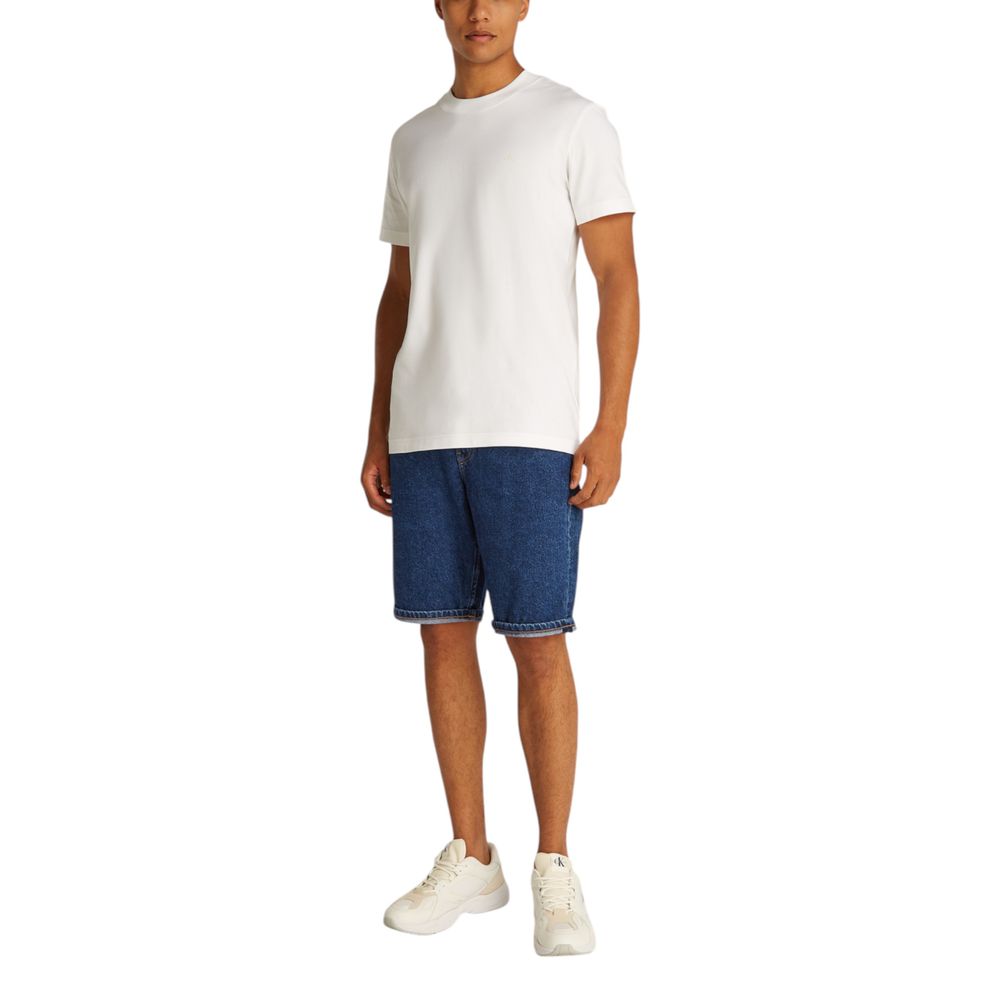 Calvin Klein Jeans Bermuda de algodón azul