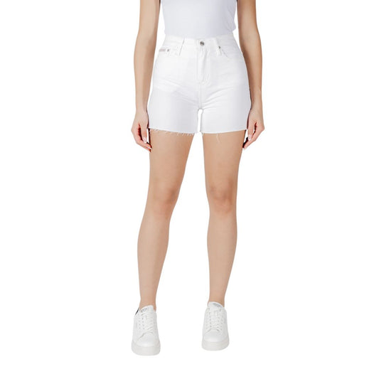 Pantalones cortos blancos de algodón Calvin Klein Jeans