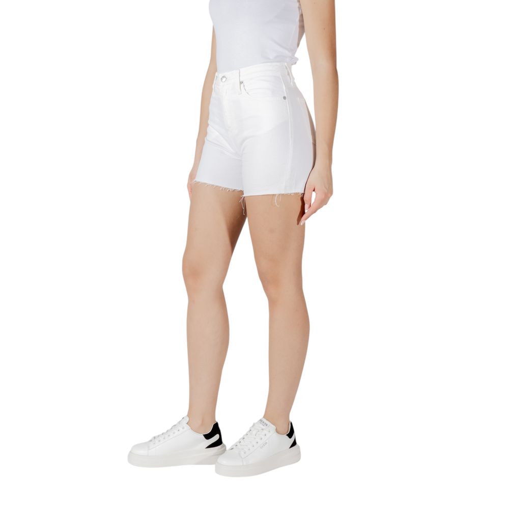 Pantalones cortos blancos de algodón Calvin Klein Jeans