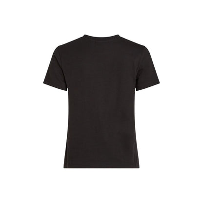Camiseta de algodón reciclado negra Calvin Klein Jeans