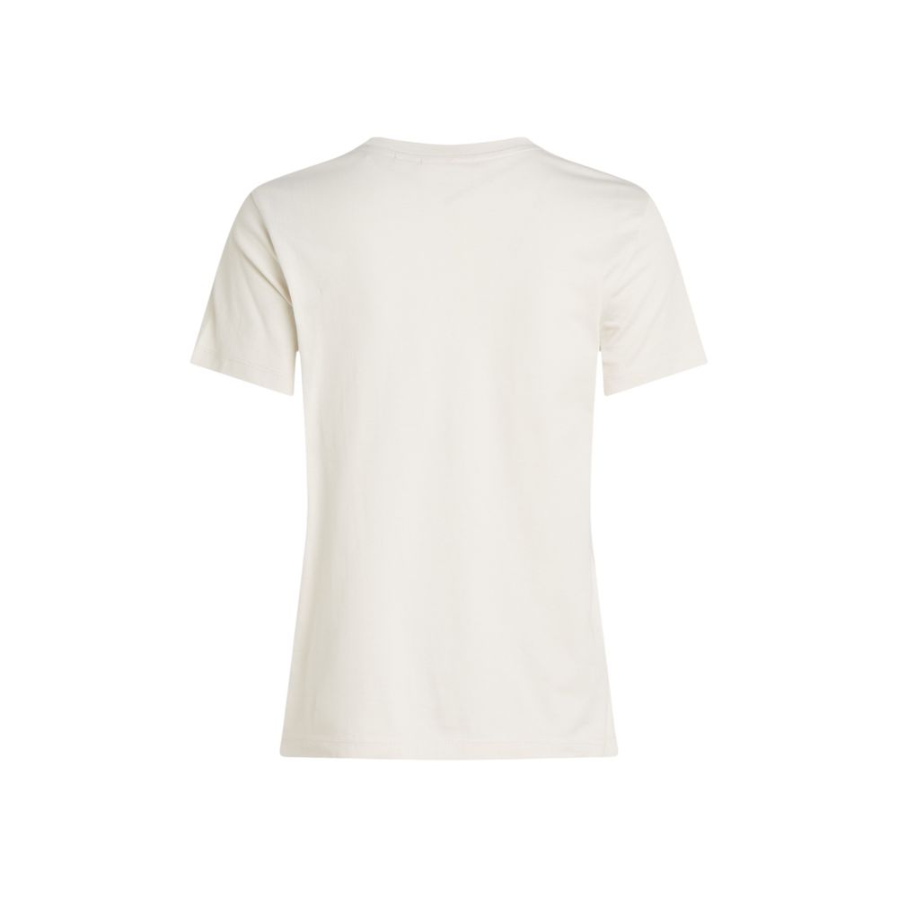 Camiseta Calvin Klein Jeans beige de algodón reciclado