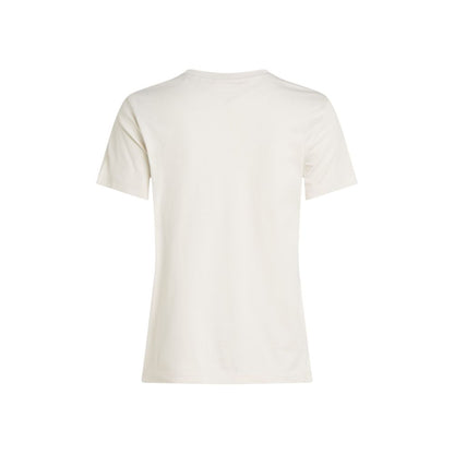 Camiseta Calvin Klein Jeans beige de algodón reciclado