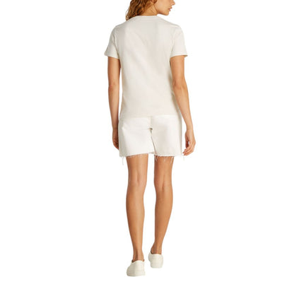 Camiseta Calvin Klein Jeans beige de algodón reciclado