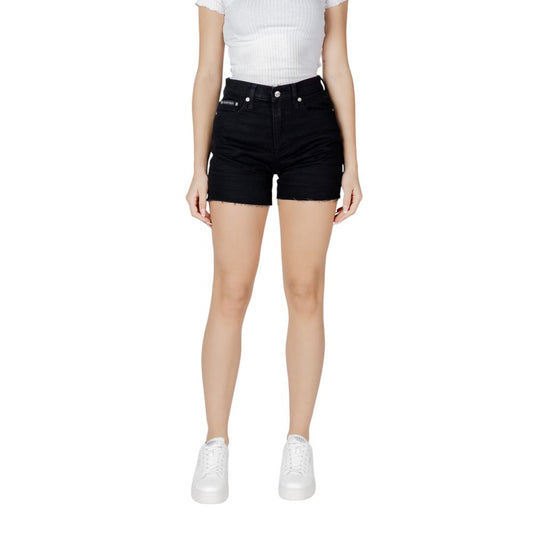 Calvin Klein Jeans Shorts de algodón negros