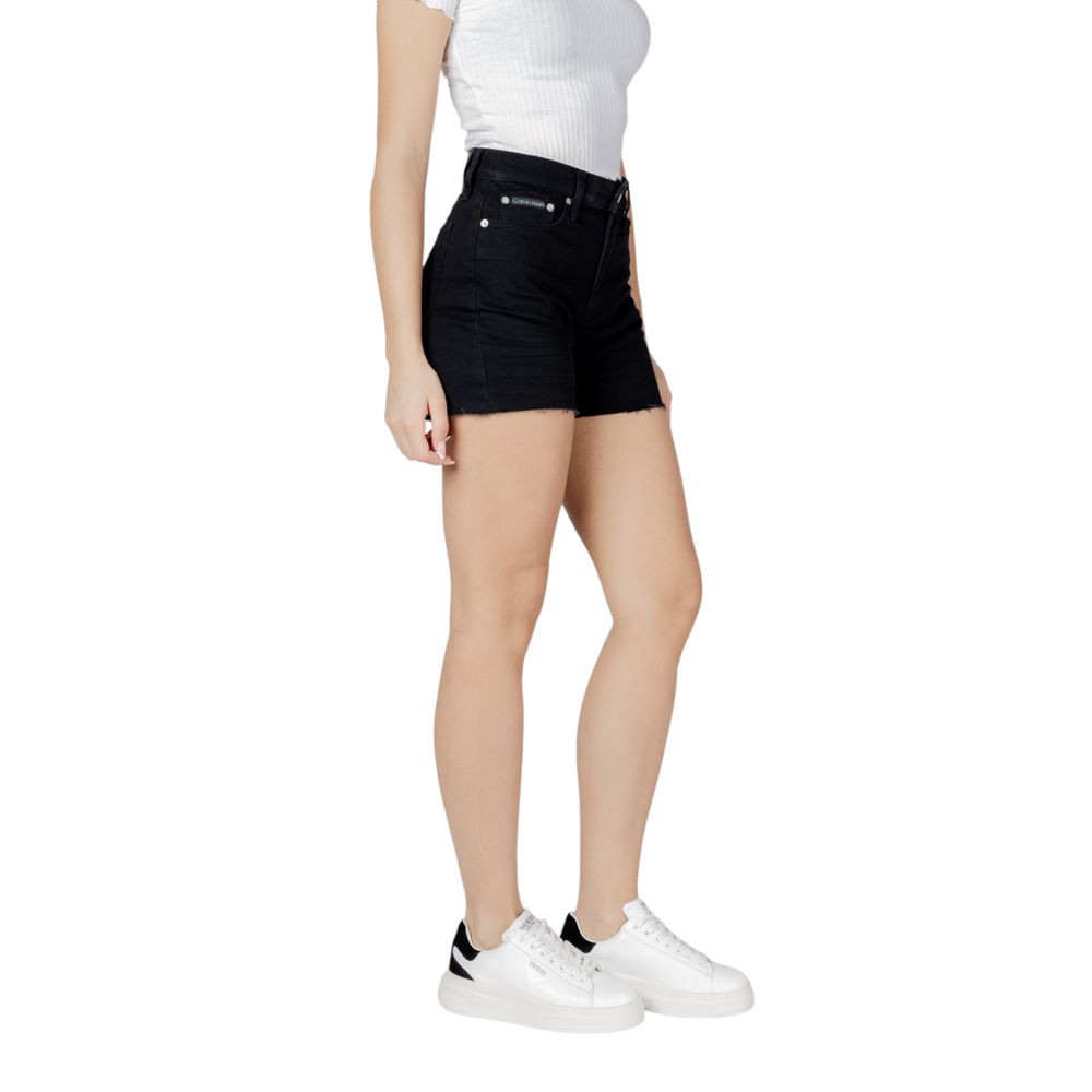 Calvin Klein Jeans Shorts de algodón negros