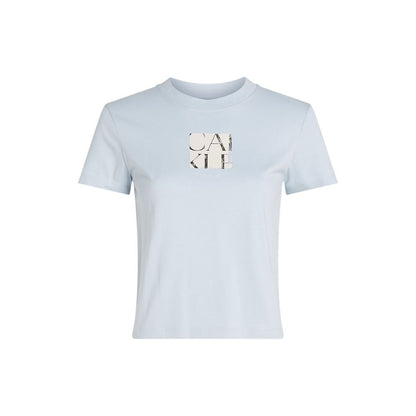 Camiseta Calvin Klein Jeans azul de algodón reciclado
