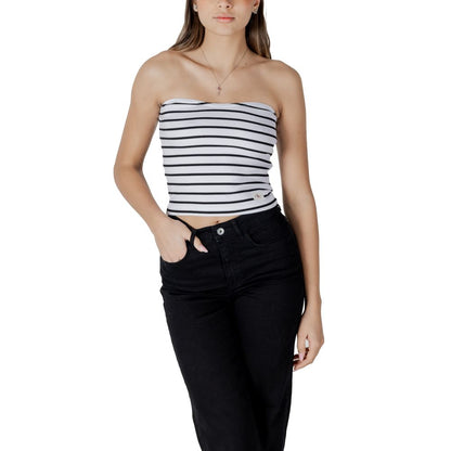Top Calvin Klein Jeans blanco de algodón reciclado