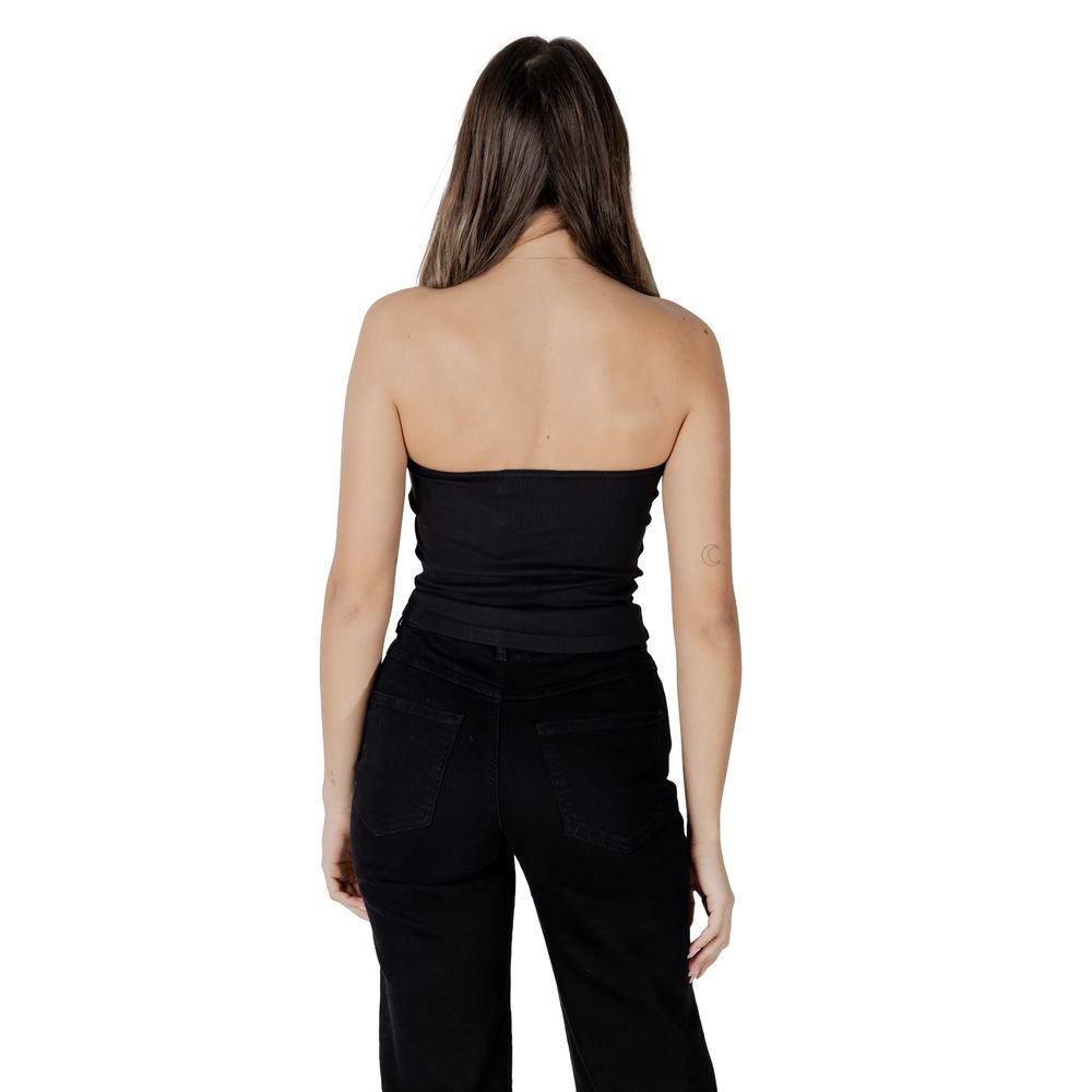 Top Calvin Klein Jeans negro de algodón reciclado