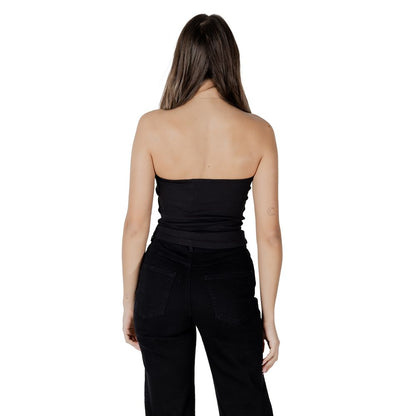 Top Calvin Klein Jeans negro de algodón reciclado