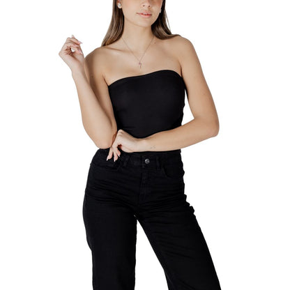 Top Calvin Klein Jeans negro de algodón reciclado