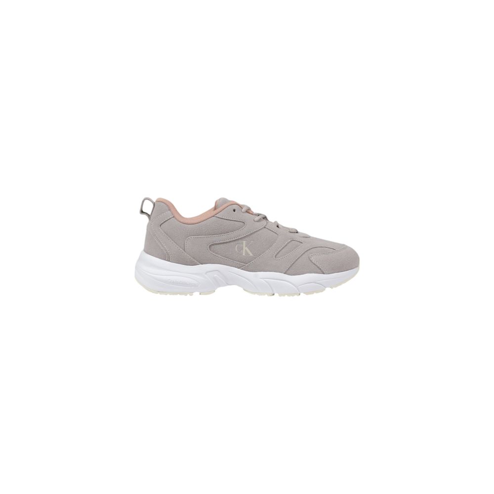 Zapatillas deportivas de piel sintética grises Calvin Klein Jeans