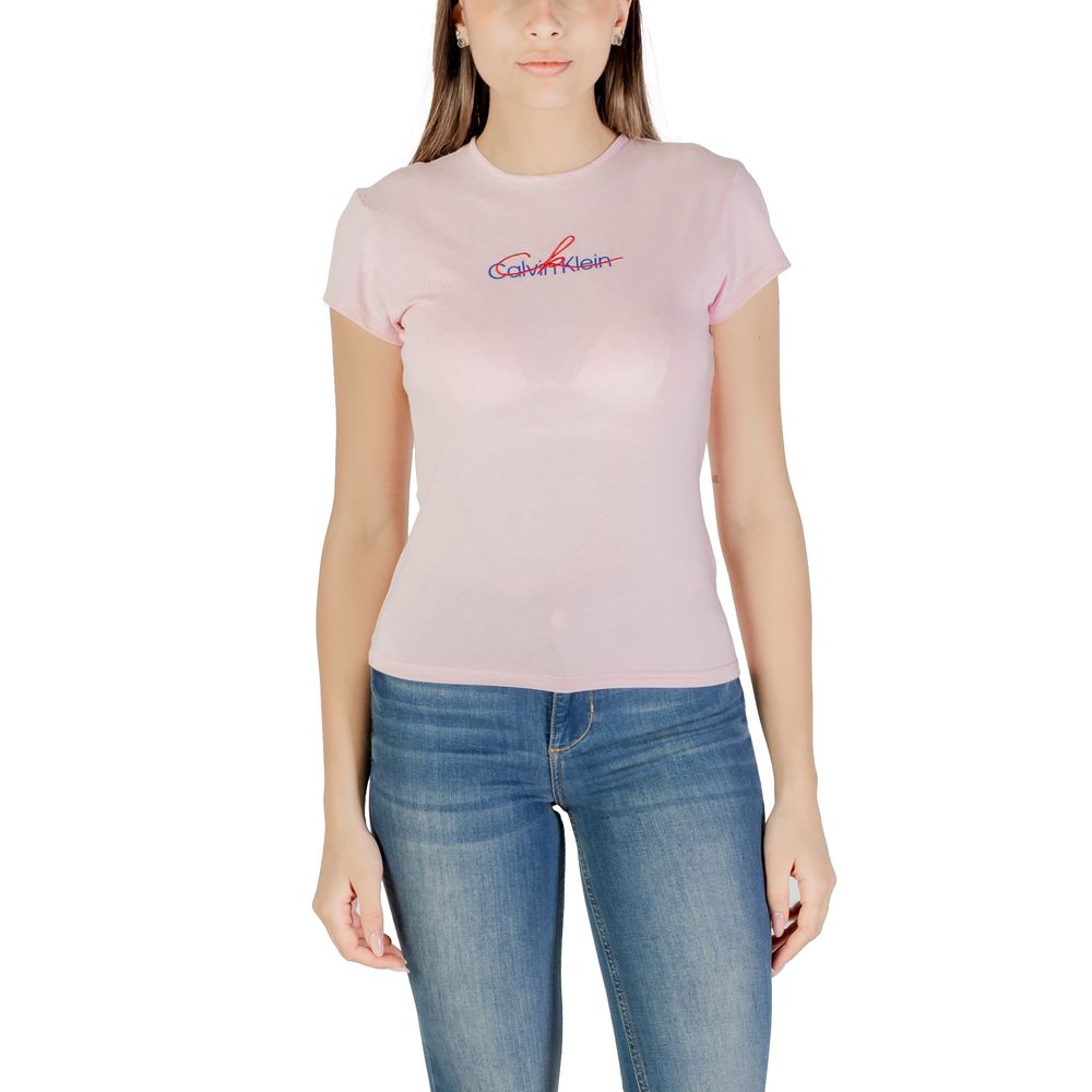 Camiseta Calvin Klein Jeans de Algodón Reciclado Multicolor