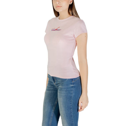 Camiseta Calvin Klein Jeans de Algodón Reciclado Multicolor
