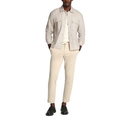 Abrigo de liocel beige de Calvin Klein