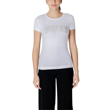 Camiseta Guess de algodón blanco