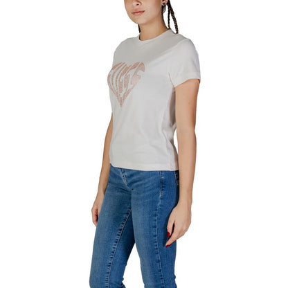 Camiseta de algodón Guess Active Cream