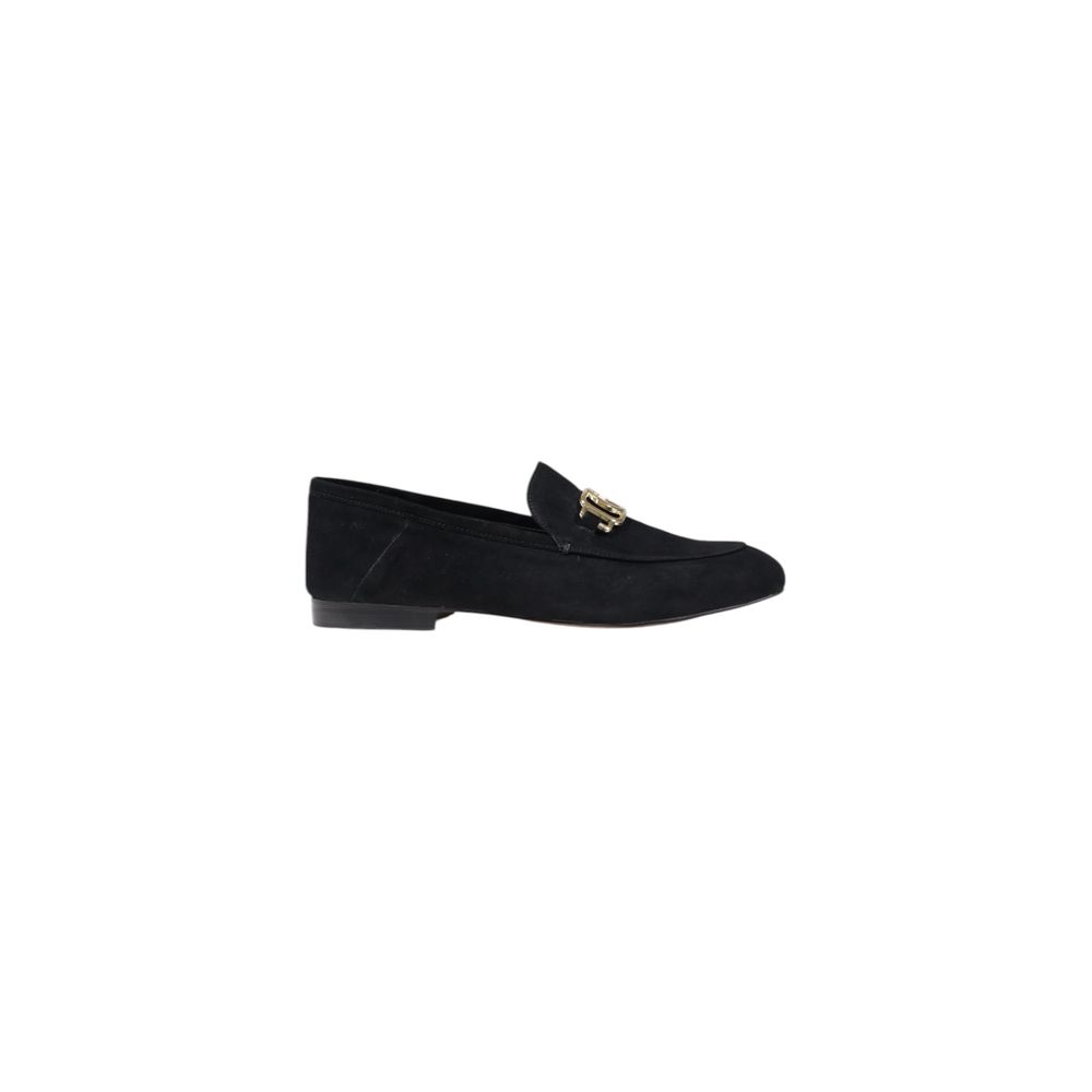 Zapatos de tacón con plataforma en piel negra Guess