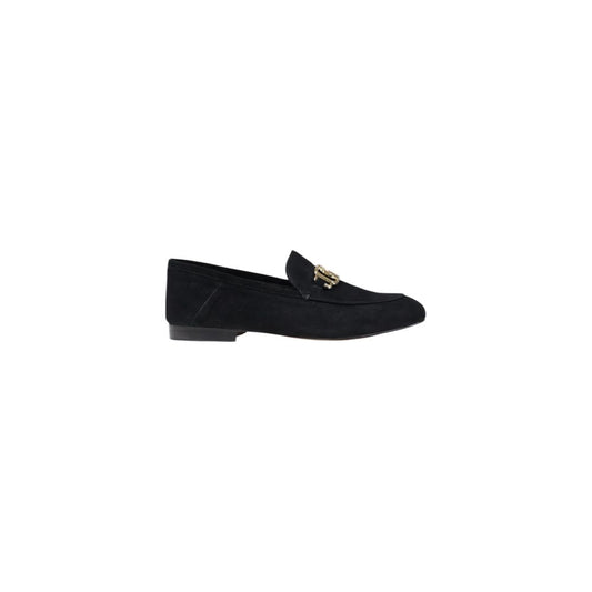 Zapatos de tacón con plataforma en piel negra Guess