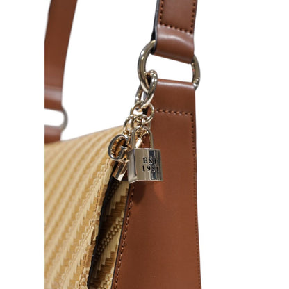 Bolso de mano Guess de polipropileno beige