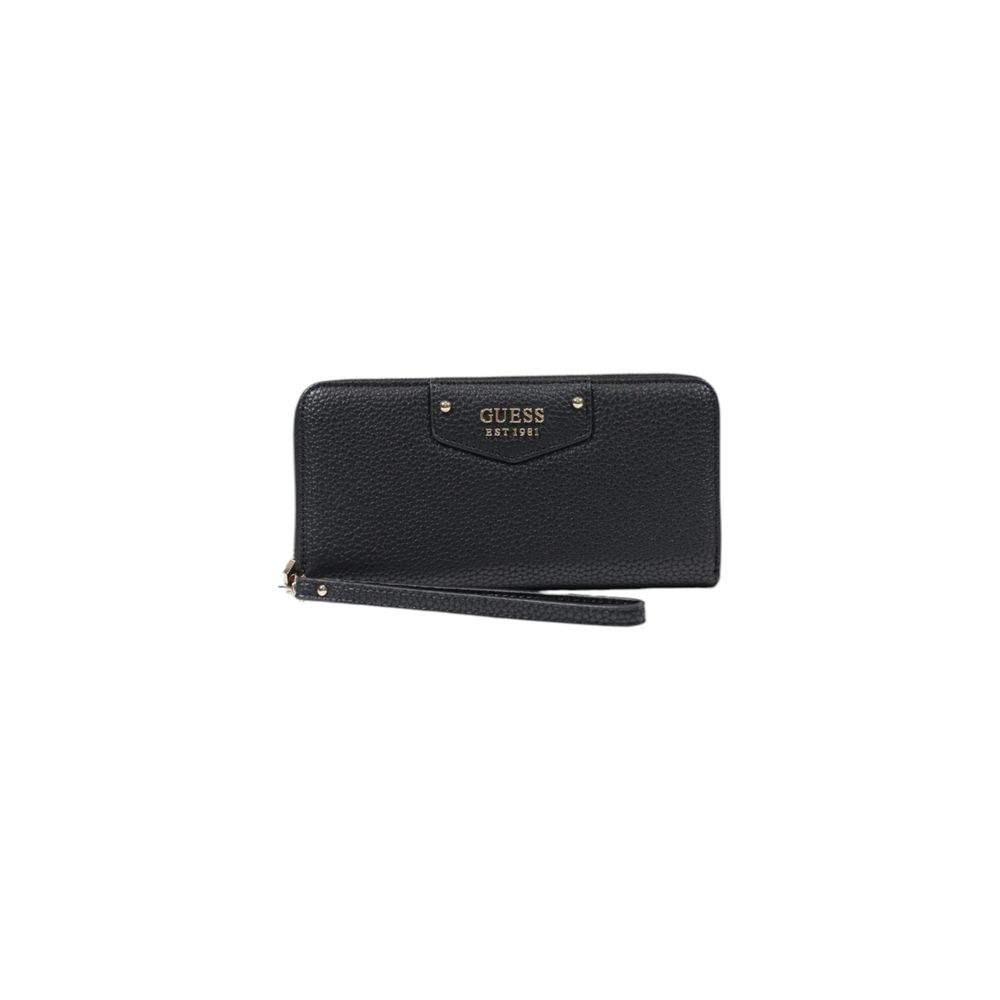Billetera de Polietileno Negra Guess
