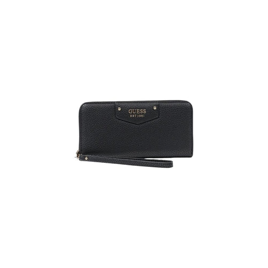 Billetera de Polietileno Negra Guess