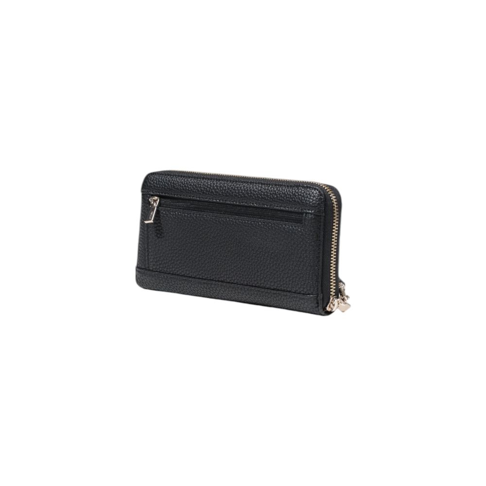 Billetera de Polietileno Negra Guess
